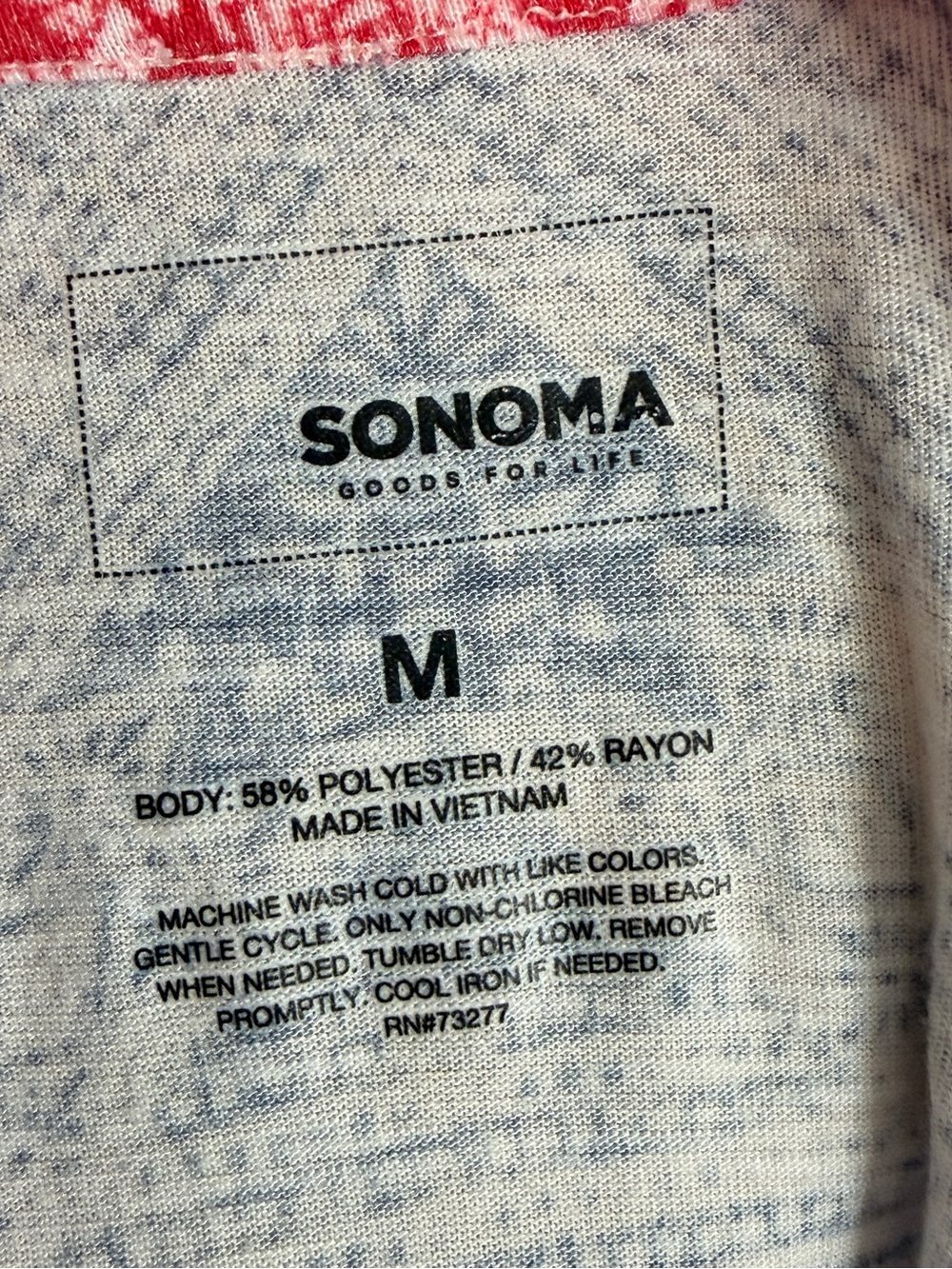 Sonoma Goods for Life MED Sleeveless Dress red white blue Americana summer sun - Picture 4 of 4